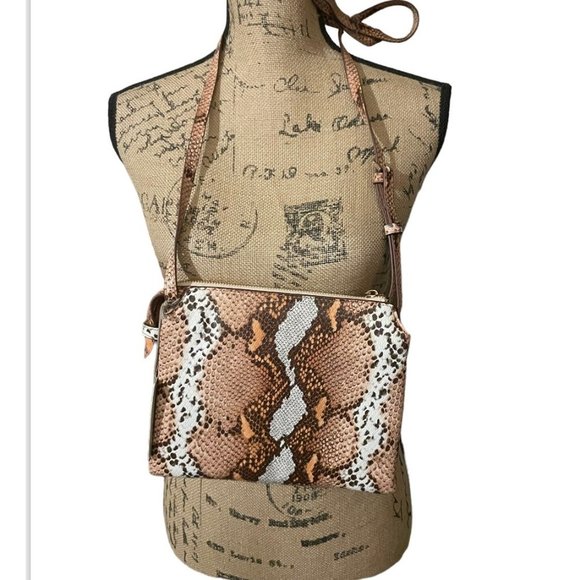 a new day Handbags - A New Day Snakeskin Print Crossbody Bag